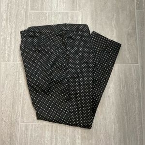 NWOT Adorable Dark Navy/Black Polka Dot Pants